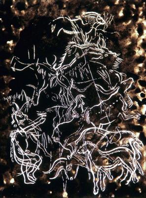 <B>Sorcier cornu dansant</B> © <I>Irène Dacunha</I>